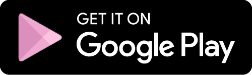 A play button signifying Google's logo plus text directs to the Play Store to download Primped's mobile app for Android